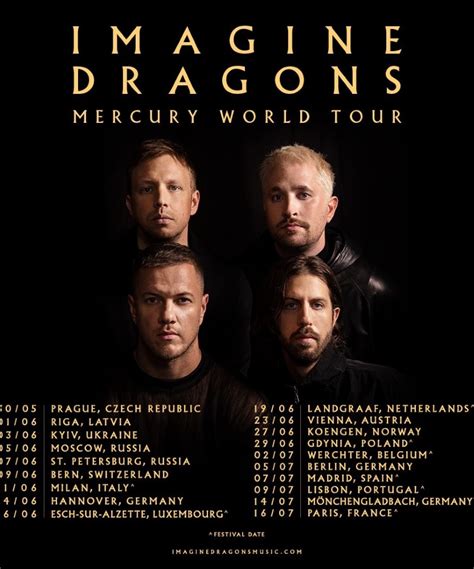 The Evolve World Tour kicked off in North America on 26 September 2017 before heading to Asia, and will conclude in Europe in April 2018. . Imagine dragons asia tour 2024